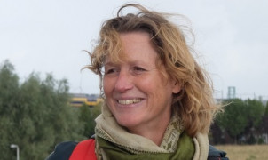 heleen op de fiets